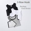 Chest Binder Breathable Bandage Side Buckle Super Tight Tomboy Trans Women. 
