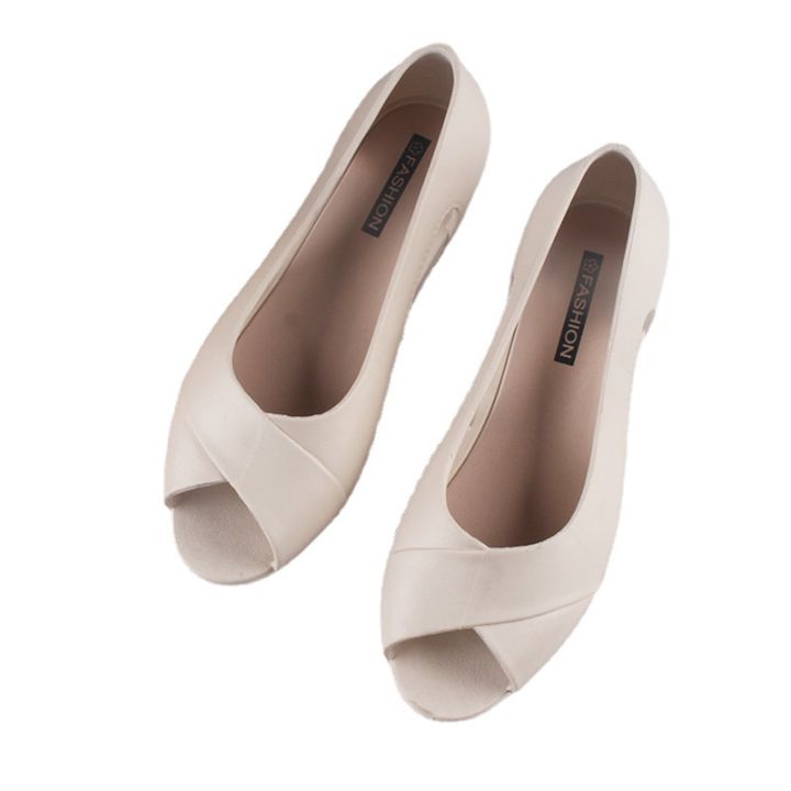 Heli%20shark%20sandals%20women's%20summer%20new%20bag%20heel%20single%20shoes%20fish%20mouth%20block%20heel%20flat%20casual%20wear%20solid%20color%20fashion%20sandals%20-%20Image%205