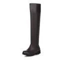cosMen's and Women's Boots Attack on Allen Soldiers Chief Sanji Performance Low Heel over-the-Knee Boots plus Size. 
