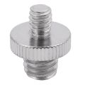 10 Pieces 1/4 Inch Male to 1/4 Inch Male Metal Threaded Screw Adapter Tripod Screw Converter.