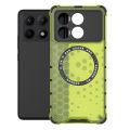 For Xiaomi Poco X6 Pro Case Honeycomb MagSafe Shockproof Camera Protection Back Cover Xiaomi Poco X6 Pro casing. 