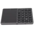 Wireless Numeric Keypad, Portable Size Number Keypad Touchpad Design for Office. 