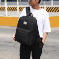 Solid Color Travel Backpacks Preppy Style Men School Bags Laptop Knapsack.