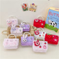 New kids bag cartoon cute little girl pearl tote bag little fragrance princess plush shoulder cross-body bag. 