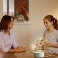 LED Night Light For Mom Mom's Night Stand Lamp Mothers Day Night Light Bedside Lamp For Mom USB Powered Night Light. 