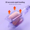 32MM Egg Roll Hair Waving Iron Purple Curling Wand Professional 2 Barrel Curling Iron, Hair Curler Crimper Waver Styling Tools. 