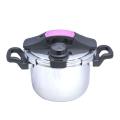 Stainless Steel Pressure Cooker - 5Ltr - Silver.