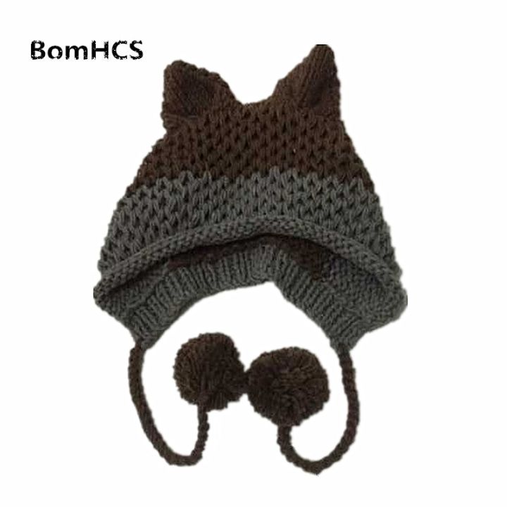 BomHCS%20Cute%20Fox%20Ears%20Beanie%20Winter%20Warm%20100%25%20Handmade%20Knit%20Hat%20-%20Image%205