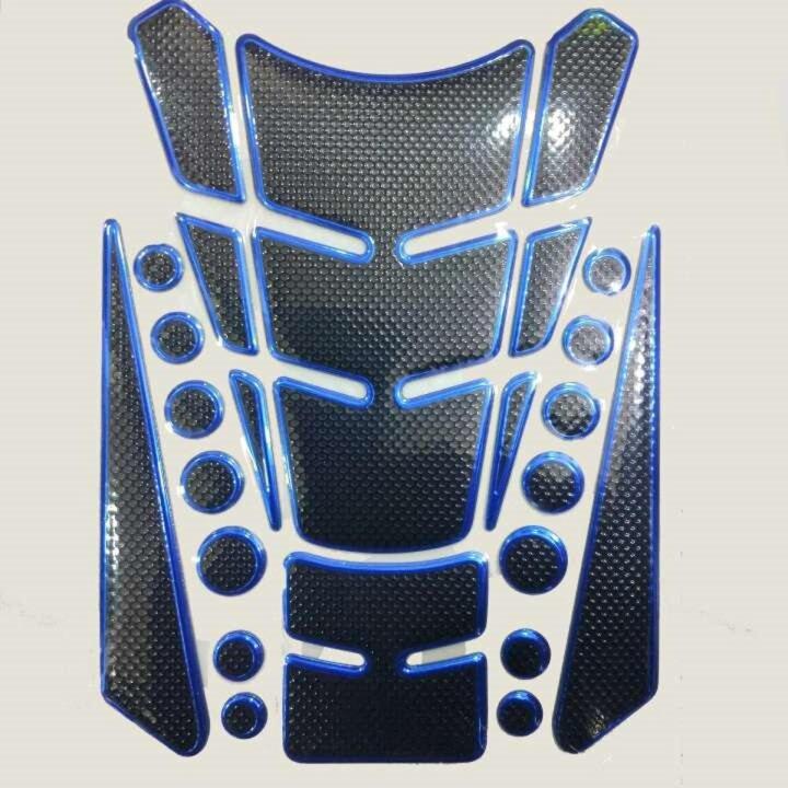 3D UNIVERSAL Carbon Fiber Tank Pad Protector Sticker For Motorcycle Tank Protector