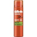 Gillette Fusion 5X Action Sensitive Men's Shaving Gel With Almond Oil 200ml. 