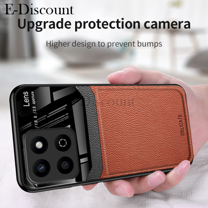 New Phone case Honor X7C Back cover Fashionable Hard Shockproof Back Mirror Film Protective Leather For Honor X7C case