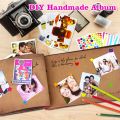 60 Page DIY Handmade Photo Album Scrapbook Our Adventure Book Retro Kraft Album Anniversary Wedding Guest Book Memory Gift.