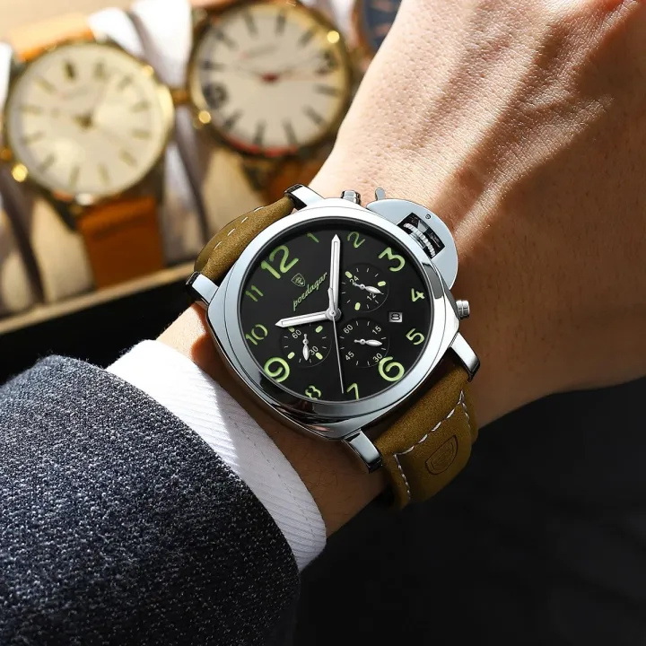 POEDAGAR%20Luxury%20Sports%20Watch%20for%20Man%20Waterproof%20Luminous%20Date%20Chronograph%20Men%20Watch%20Leather%20Quartz%20Men's%20Watches%20Clock%20Reloj+box%20-%20Image%204