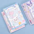 Kawaii Lil' Kuromi coil notebook A5 Notebook exercise book Girls cute stationery cinnamon learning stationery notepad diary. 