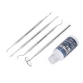 Tooth Filling Kit Stainless Steel Temporary Teeth Repair Kit Glue Easy Shaping. 