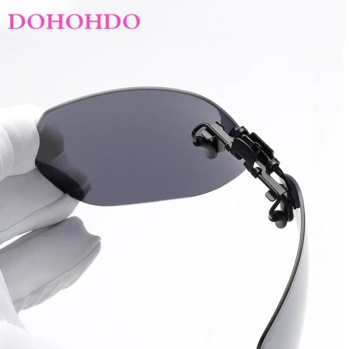 DOHOHDO%20New%20Men%20Women%20Clip%20On%20Sunglasses%20Polarizing%20UV400%20Protention%20Vintage%20Clip%20Polarized%20Glasses%20Night%20Vision%20Driving%20Goggles%20-%20Image%203