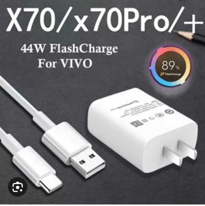 Vivo%2044W%20Fast%20Charger%20Flash%20Charging%20Power%20Adapter%20With%20Usb%20Type%20C%20Cable%20For%20Vivo%20X70%20X60%20X50%20Pro%20IQOO%20Neo855%20Z5X%20S6%20S7%20Y5s%20-%20Image%202
