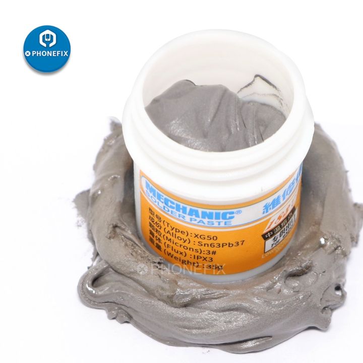 MECH-ANIC%20BGA%20XG-50%2035gm%20Soldering%20Paste%20Flux%20Grease%20SMT%20Repair%20Tools%20Solder%20Paste%20Repairing%20Solder%20Soldering%20Paste%20Flux%20Easy%20Welding%20For%20SMD%20PGA%20PCB%20Rework%20Repair%20-%20Image%209