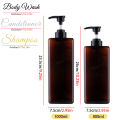 800/1000ml Bathroom Soap Dispenser Bottle Large Capacity Shampoo Body Wash Lotion Dispenser Bottle Refillable Bottle.
