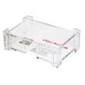 Deli 7621 Transparent Front Desk Business Card Holder.