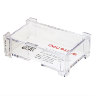 Deli%207621%20Transparent%20Front%20Desk%20Business%20Card%20Holder%20-%20Image%202