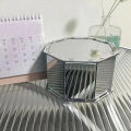 DIY Tulip Mirror Lamp Octagonal Rose Night Light Bedroom Sleeping Table Lamp Handmade Tulip Mirror Night Light Birthday Gift Luyo.