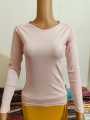 Women's and Girls' for Cotton New Stylish Short Body Full Sleeve Crop Top Blouse-Fashionable, Soft, Ribbed Fabric.