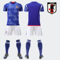 2022 FIFA World Cup Japan team football jersey set, wild three clowork jersey, children's ching.