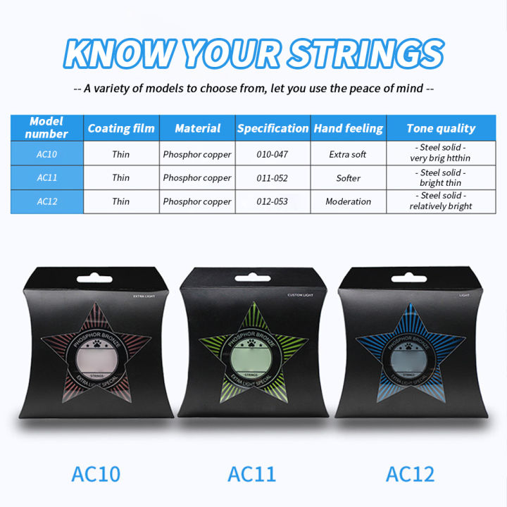 6%20Pcs%20Guitar%20Strings%20Replacement%20Phosphor%20Bronze%20Acoustic%20Guitar%20Strings%20Musical%20Instrument%20Accessories%20Parts%20For%206%20String%20Guitars%20-%20Image%207