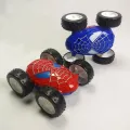 Mini Friction Spider Man Toy Car For Kids-Super Stylish Two Sided Car. 