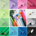 20-55cm Width Peel and Stick Wallpaper Solid Color Contact Paper Self-Adhesive Sticker Wall Furniture Covering Vinyl Rolls 1-10m. 
