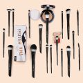 MAANGE 18Pcs Professional Makeup Brushes Set Premium Synthetic Foundation Face Powder Blush Eye Shadows Travel Make Up Brushes with Gift Box - Black. 