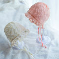 【High Cost-Performance】 Cute Baby Girl Infant Soft Bonnet Cap Summer Lace Flower Newborn Baby Hat BAWEI. 