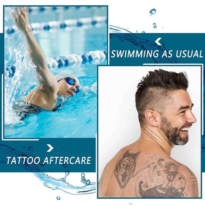 TWEXQNY%20100%20Pieces%20Shower%20Waterproof%20Patch%20Disposable%20Transparent%20Stretch%20Bandage%20Shield%20Cover%20for%20Tattoos%20Swimming%20Showering%20-%20Image%207