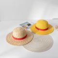 31 35cm Luffy Hat Straw Hat Performance Animation Cosplay Sun Protection Accessories Hat Summer Sun Straw Hats For Women. 