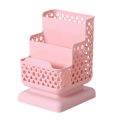Creative Multi-purpose 3 Grids Desktop Storage Box Cosmetic Storage Sub-grid Pen Case Makeup Organizer Desk Holder Dropshipping. 