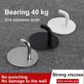Kitchen Bathroom Accessories Self-Adhesive Wall Hooks Hangers Stainless Steel Hooks Towel Key Umbrella Kitchenware Storage Hook. 