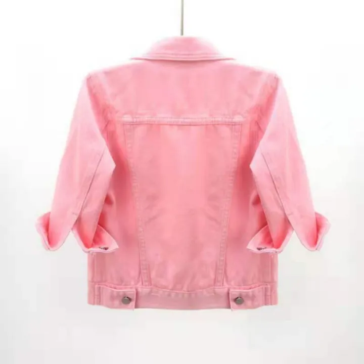 Women%20Denim%20Jacket%20Spring%20Autumn%20Short%20Coat%20Pink%20Jean%20Jackets%20Casual%20Tops%20Purple%20Yellow%20Purple%20Blue%20Loose%20Tops%20Lady%20Outerwear%20-%20Image%205