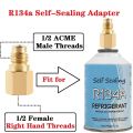 Refrigerator Freon Recharge Hose,with BPV31 Piercing Tap Valve.