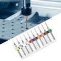 Punch Tool Carbide Engraving Bit PCB Twist Drill Mini CNC Drilling Bit PCB Drill Bits CNC Milling Cutter Corn Engraving Drill. 