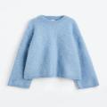 Autumn O-neck sweater Cozy Fashion Women's Rib knitted sweater Winter Casual Mohair sweater for All-match Outdoor Daily wear Office attire Street style.