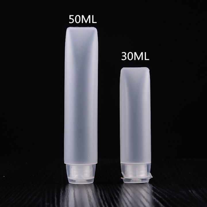 30/50ml Plastic Portable Tubes Cream Lotion Refillable Soft Empty Bottle