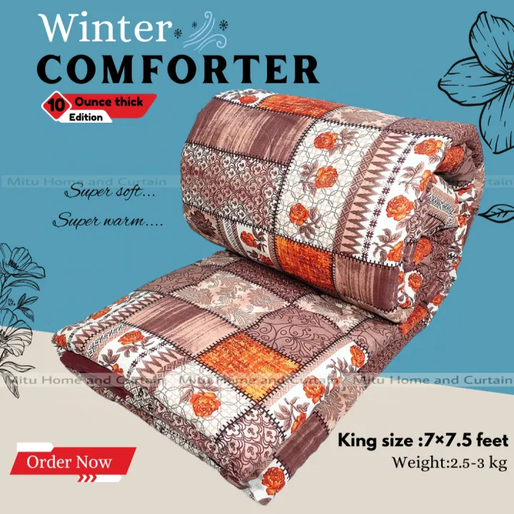 Comforter%20King%20size%20Exclusive%20Comforter%20with%20full%20cotton%20fabric%2084*90%20inch%20European%20cube%20style%20(1pcs%20Box)%20-%20Image%202