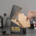 50/100 pieces V-Shaped Wood Pulp Drip Paper V60 Conical White Coffee Filter Coffee Filter Bag Espresso Tea Maker Accessories. 