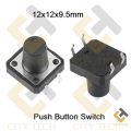 12x12x9.5 mm Push Button Switch-10Pcs.