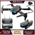E88 Pro Wifi FPV Double Camera Drone Update V.2 2024, Drones Camera Quadcopter With Double Battery & Bag.. 