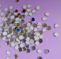 6mm (0.6 cm) Round Shape Mirror for Lippan Art, Jewellery Making, Arts & Crafts Mosaic Tiles, Embroidery Works in Cloths. 
