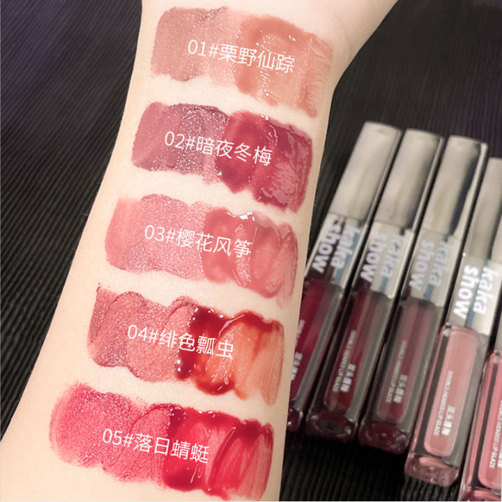 kakashow%20double%20head%20lip%20gloss%20velvet%20matte%20water%20glow%20mirror%20pouty%20lip%20white%20color%20student%20party%20cheap%20lipstick%20-%20Image%204