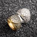 Men Viking Ring Vintage Embossed Design Finger Rings. 