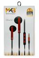 MKB M-70 Smart Wire-Connected Earphones Super Bass 3.5mm. 